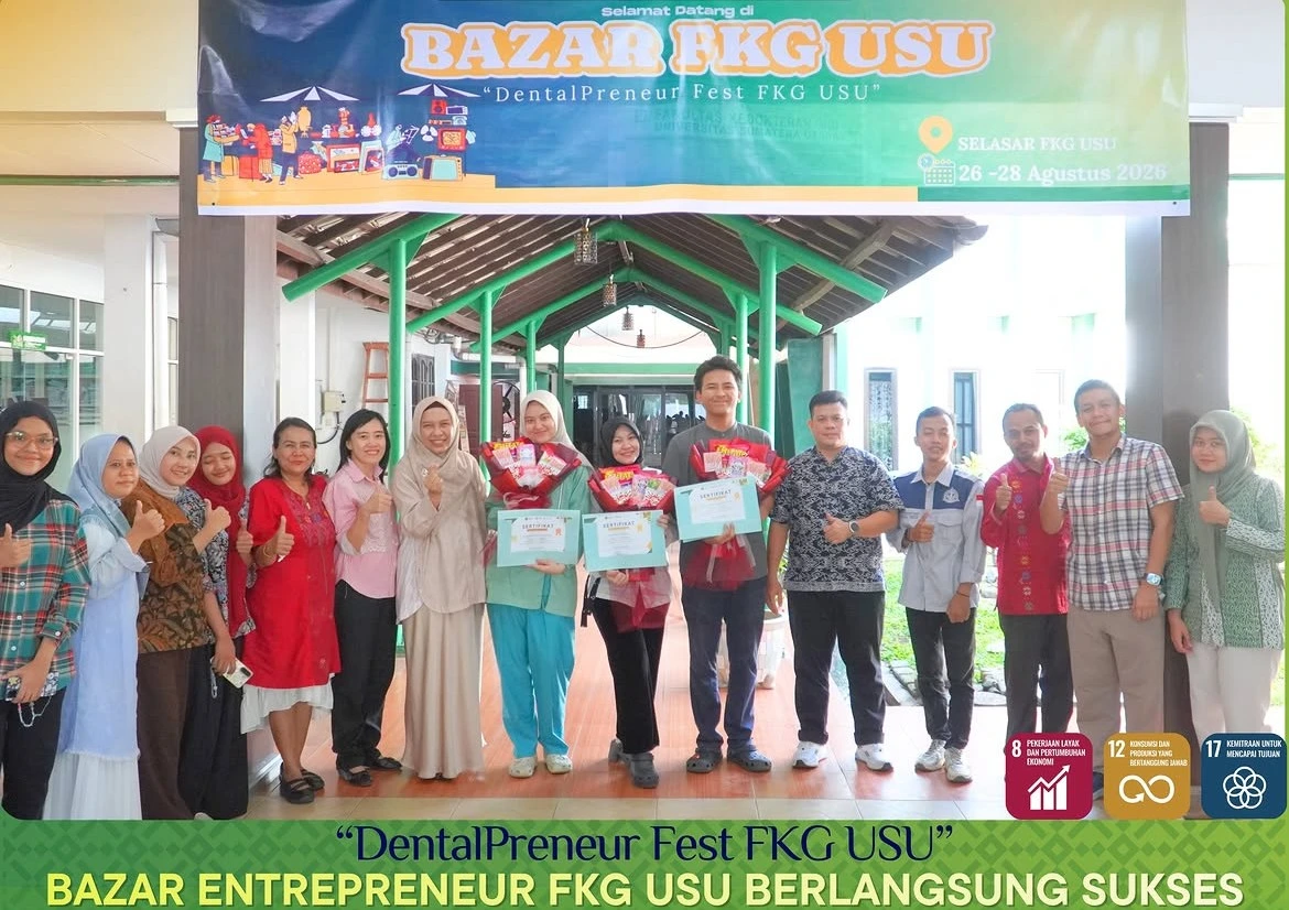 Bazar Entrepreneur FKG USU telah sukses dilaksanakan